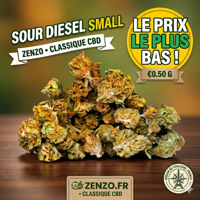 Sour Diesel Small Buds - CBD 14%