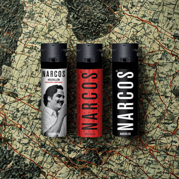 Narcos Briquets Design - rechargeables
