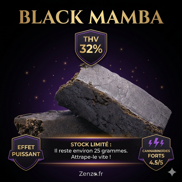 D-STOCKAGE Black Mamba - Résine 32% THV
