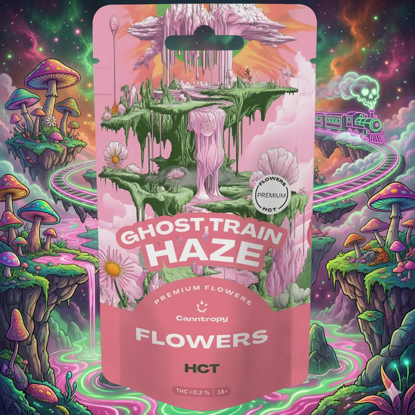 Canntropy HCT Flower Ghost Train Haze, 15 % HCT