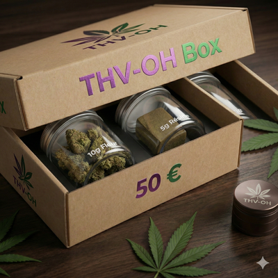 Box THV-OH Fleurs et Résine 15g (3.33€ / g).