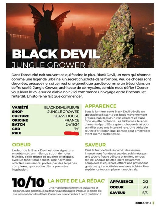 > BLACK_DEVIL_OS // Fleur CBD 100% Naturelle